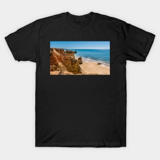 Praia da Rocha in Portimao, Algarve T-Shirt